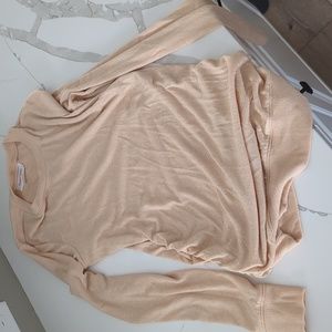 Beige maternity top